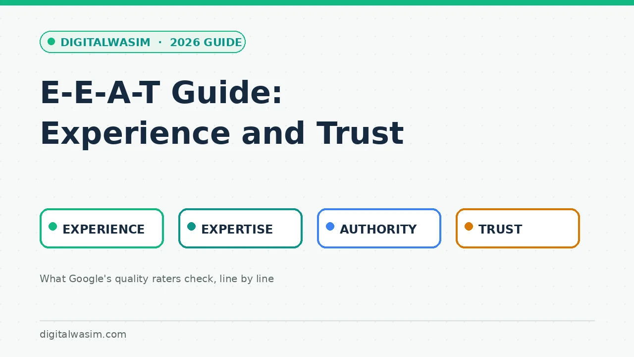 E-E-A-T Guide: How Google Judges Experience and Trust