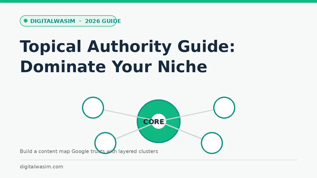 Topical Authority Guide: Dominate Your Niche in 2026